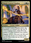 Crowd-Control Warden – Common Magic: The Gathering card from Murders at Karlov Manor (#193)