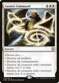 Austere Command – Rare Magic: The Gathering card from Commander Legends (#12)