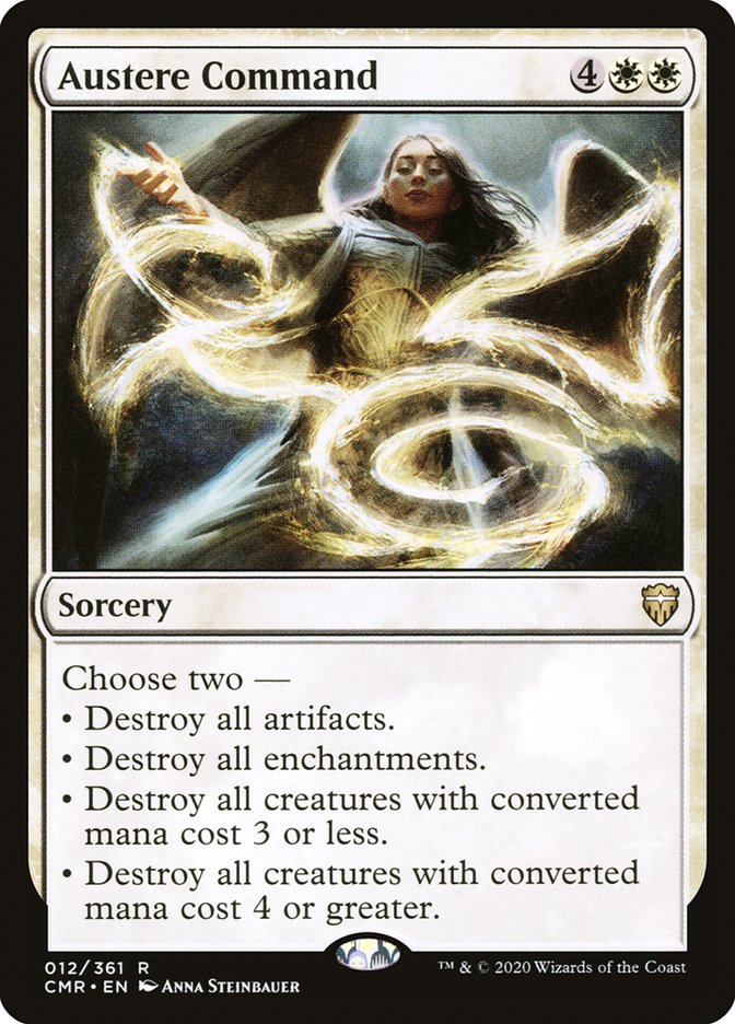 Austere Command – Rare Magic: The Gathering card from Commander Legends (#12)