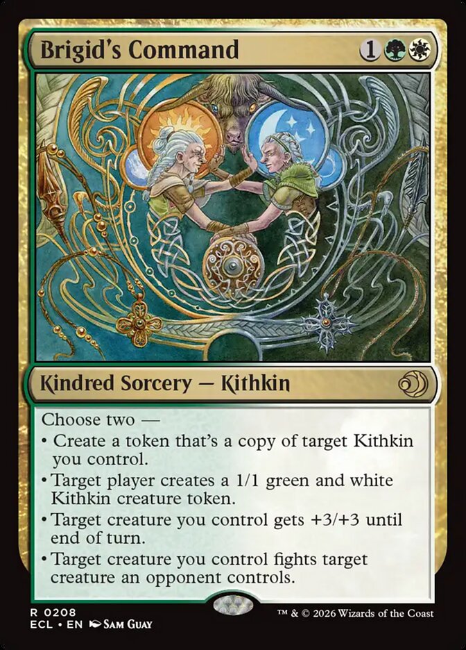 Brigid's Command – Rare Magic: The Gathering card from Lorwyn Eclipsed (#208)