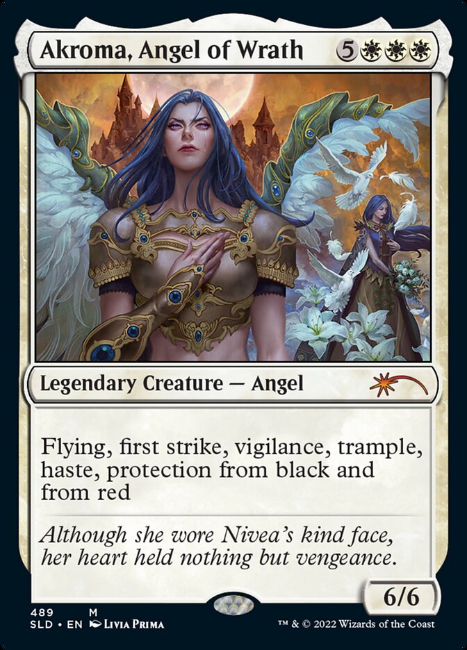 Akroma, Angel of Wrath – Mythic Magic: The Gathering card from Secret Lair Drop (#489)