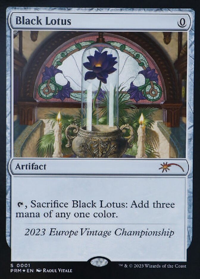 Black Lotus – Special Magic: The Gathering card from Vintage Championship (#2023EU)