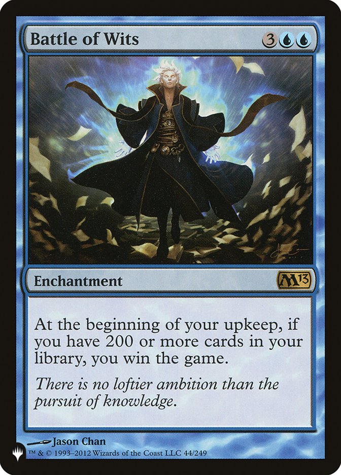 Battle of Wits – Rare Magic: The Gathering card from The List (#M13-44)