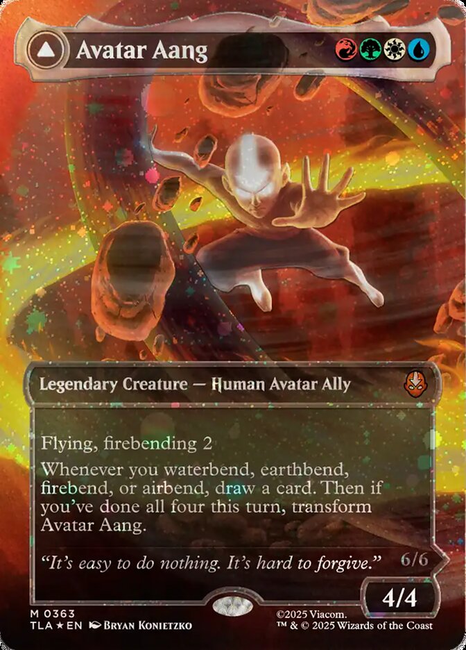 Avatar Aang // Aang, Master of Elements – Mythic Magic: The Gathering card from Avatar: The Last Airbender (#363)