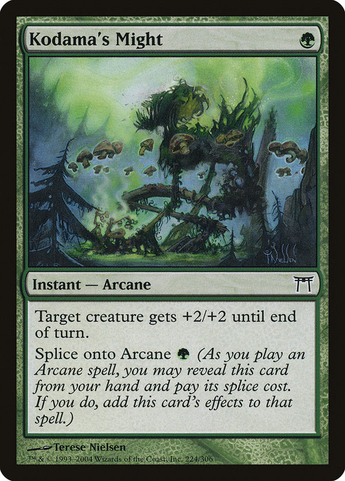 Kodama's Might – Common Magic: The Gathering card from Champions of Kamigawa (#224)