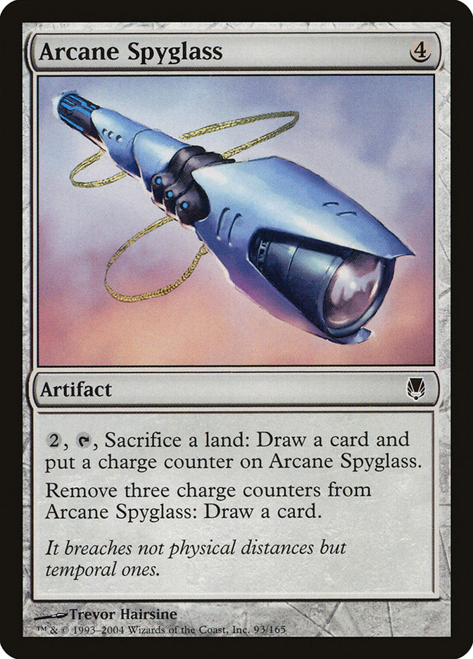 Arcane Spyglass – Common Magic: The Gathering card from Darksteel (#93)