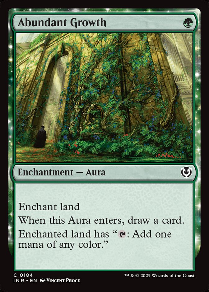 Abundant Growth – Common Magic: The Gathering card from Innistrad Remastered (#184)