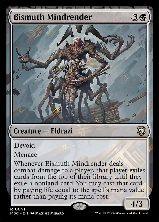 Bismuth Mindrender – Rare Magic: The Gathering card from Modern Horizons 3 Commander (#51)