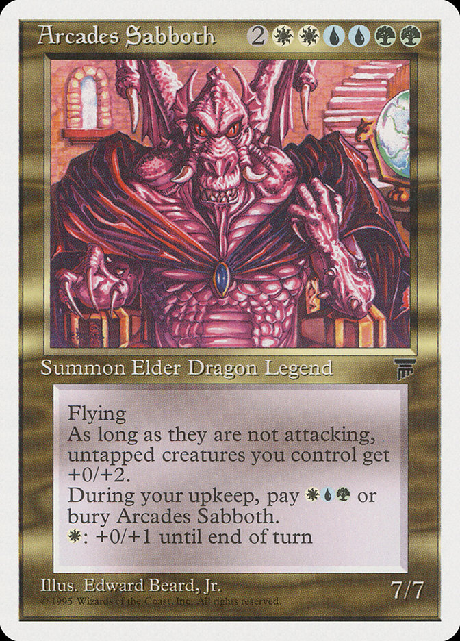 Arcades Sabboth – Rare Magic: The Gathering card from Chronicles (#71)