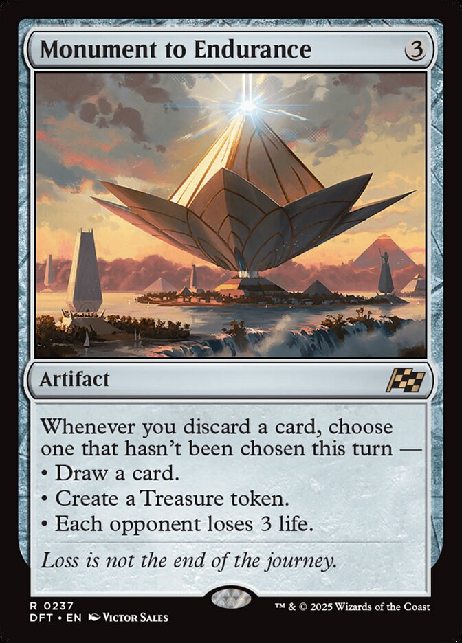 Monument to Endurance – Rare Magic: The Gathering card from Aetherdrift (#237)