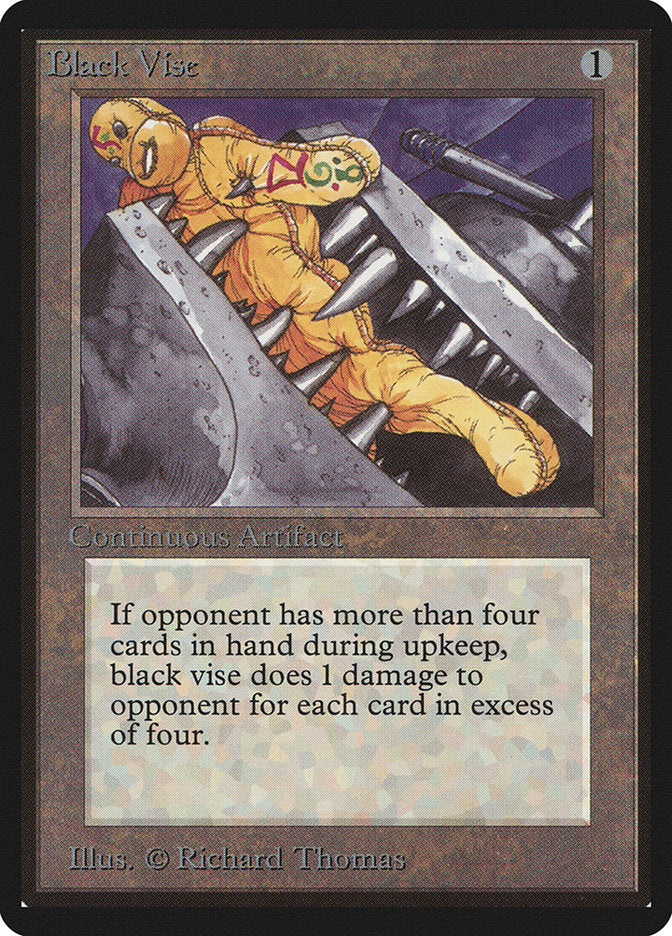 Black Vise – Uncommon Magic: The Gathering card from Limited Edition Beta (#234)