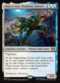 Don & Leo, Problem Solvers – Rare Magic: The Gathering card from Teenage Mutant Ninja Turtles (#143)