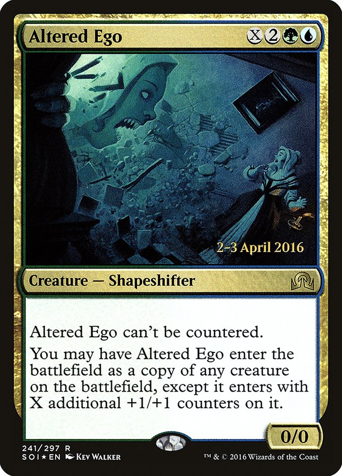 Altered Ego – Rare Magic: The Gathering card from Shadows over Innistrad Promos (#241s)