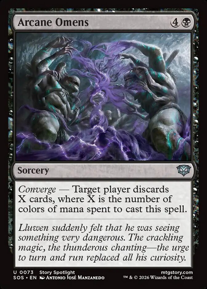 Arcane Omens – Uncommon Magic: The Gathering card from Secrets of Strixhaven (#73)