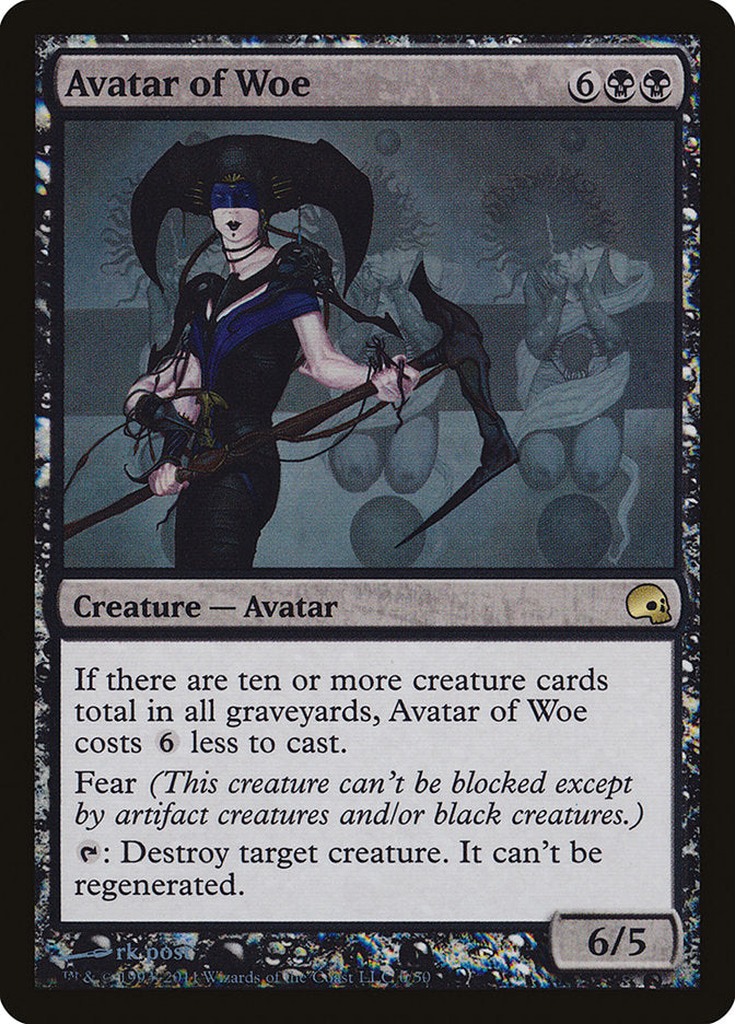 Avatar of Woe – Rare Magic: The Gathering card from Premium Deck Series: Graveborn (#6)