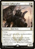 Combat Calligrapher – Rare Magic: The Gathering card from Commander 2021 (#14)