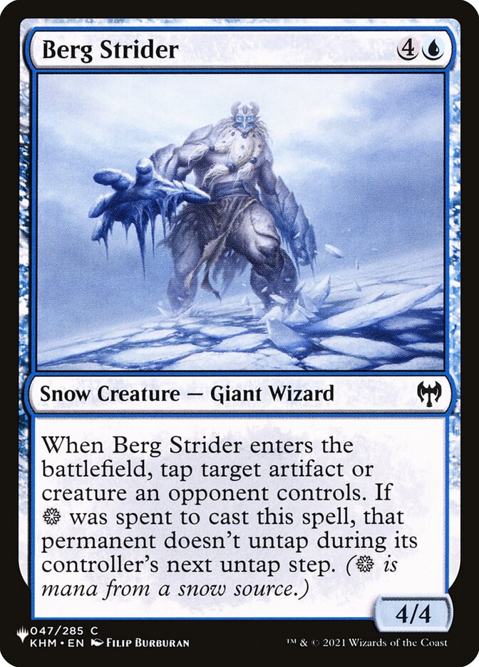 Berg Strider – Common Magic: The Gathering card from The List (#KHM-47)