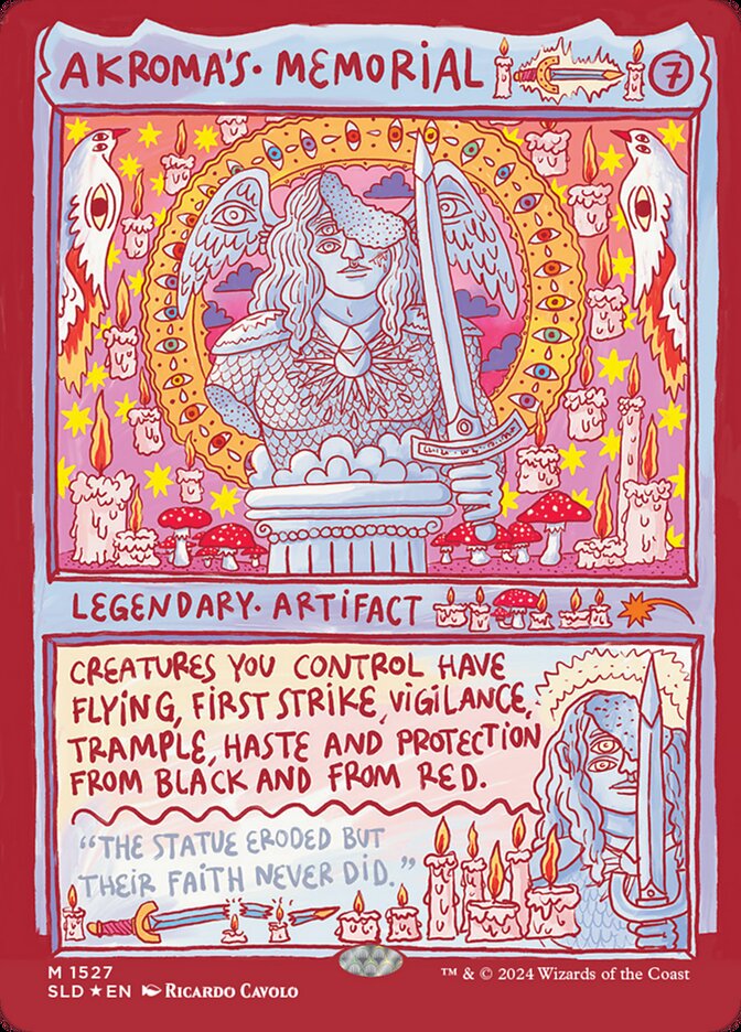 Akroma's Memorial – Mythic Magic: The Gathering card from Secret Lair Drop (#1527)