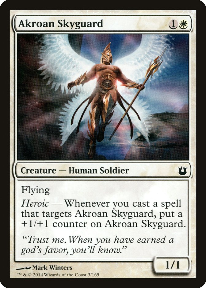 Akroan Skyguard – Common Magic: The Gathering card from Born of the Gods (#3)