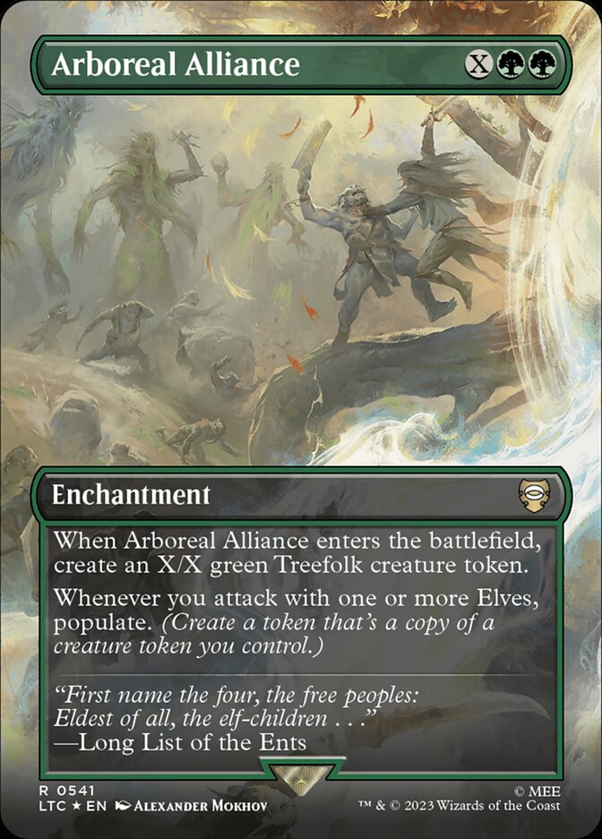 Arboreal Alliance – Rare Magic: The Gathering card from Tales of Middle-earth Commander (#541)