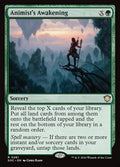 Animist's Awakening – Rare Magic: The Gathering card from Secrets of Strixhaven Commander (#261)