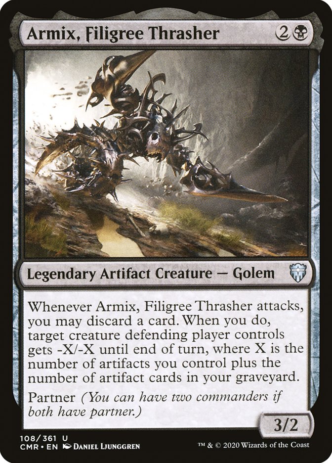 Armix, Filigree Thrasher – Uncommon Magic: The Gathering card from Commander Legends (#108)