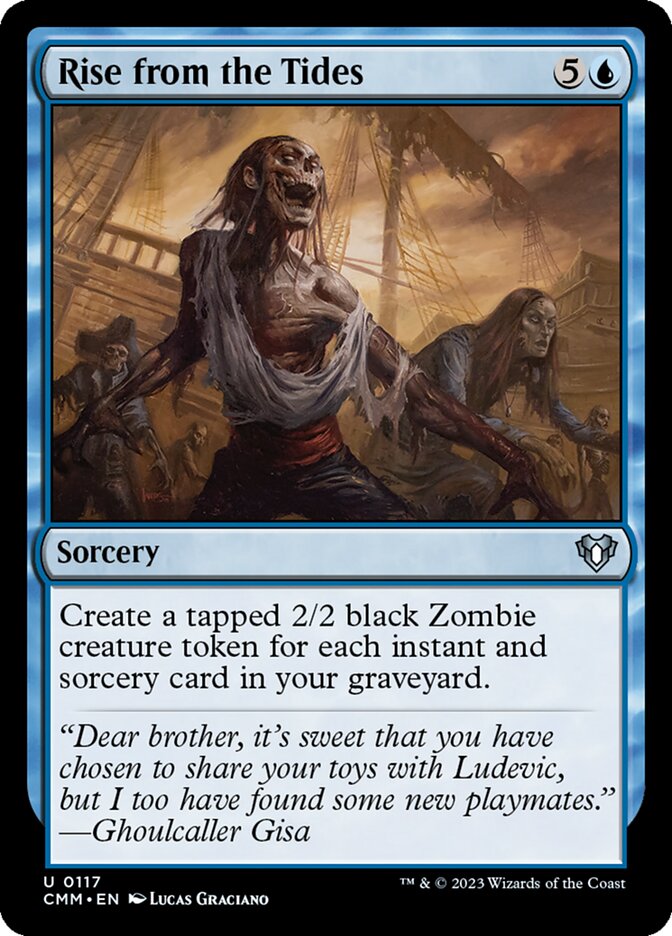 Rise from the Tides – Uncommon Magic: The Gathering card from Commander Masters (#117)