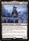 Ayara, First of Locthwain – Rare Magic: The Gathering card from Throne of Eldraine Promos (#75p)