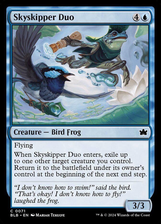 Skyskipper Duo – Common Magic: The Gathering card from Bloomburrow (#71)