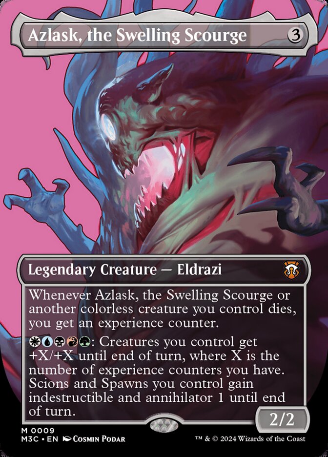 Azlask, the Swelling Scourge – Mythic Magic: The Gathering card from Modern Horizons 3 Commander (#9)