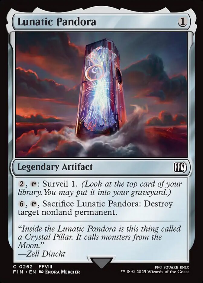 Lunatic Pandora – Common Magic: The Gathering card from Final Fantasy (#262)