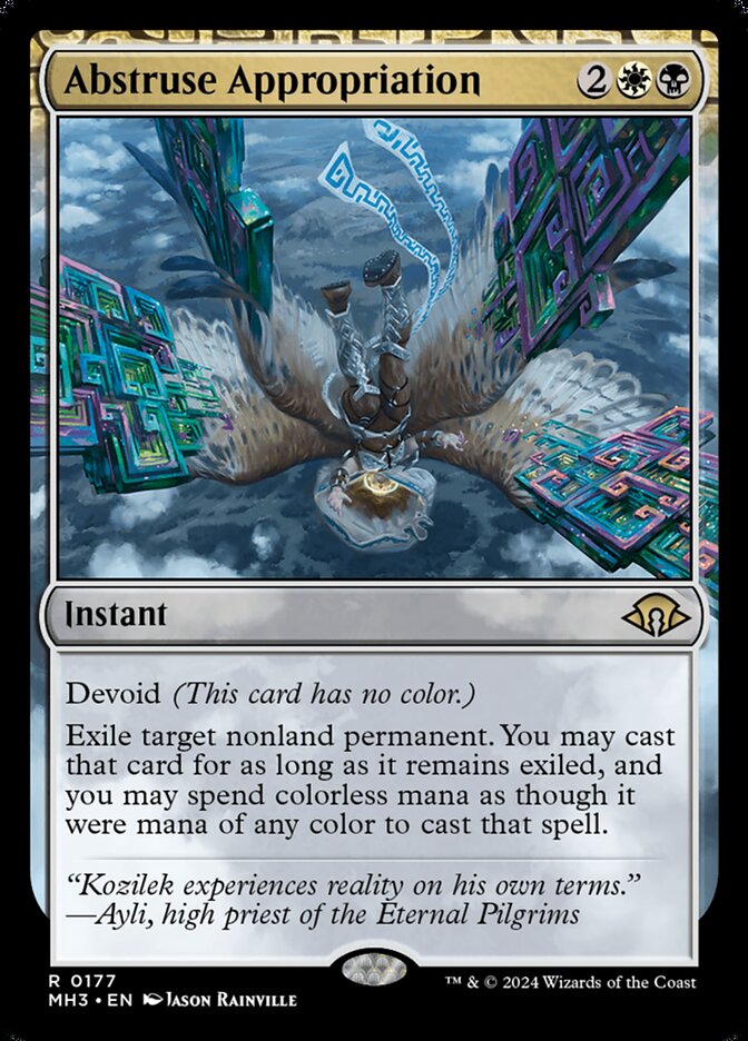 Abstruse Appropriation – Rare Magic: The Gathering card from Modern Horizons 3 (#177)