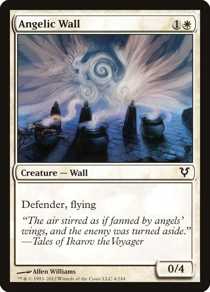 Angelic Wall – Common Magic: The Gathering card from Avacyn Restored (#4)