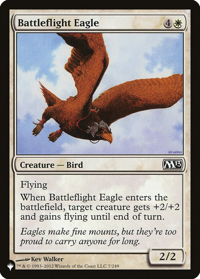 Battleflight Eagle – Common Magic: The Gathering card from The List (#M13-7)
