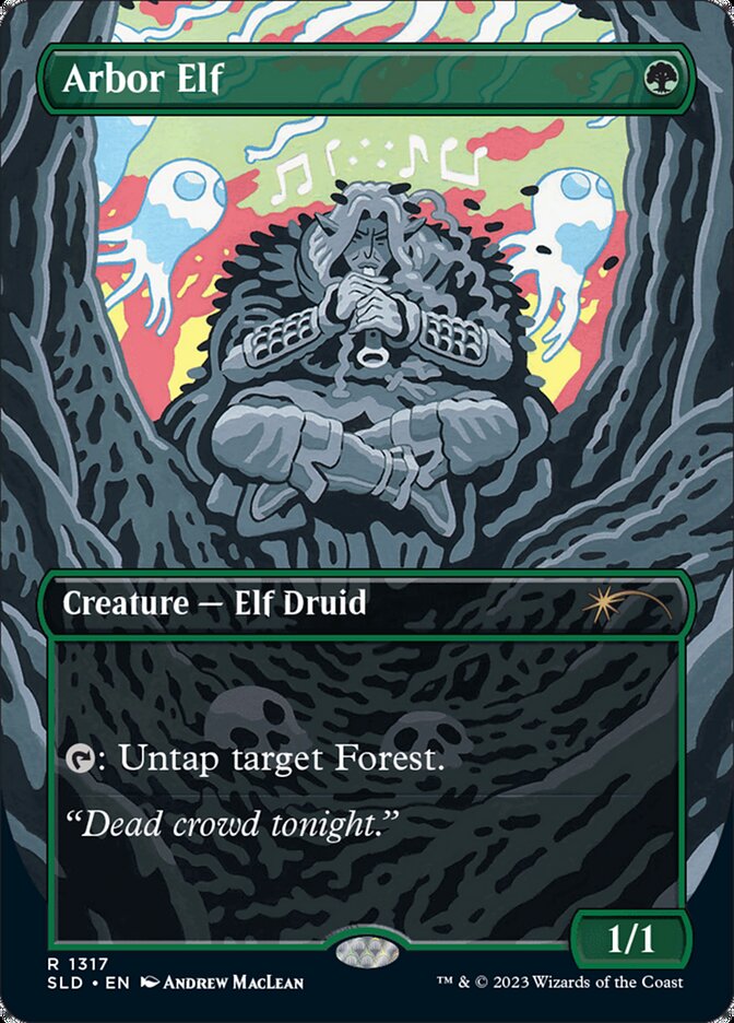 Arbor Elf – Rare Magic: The Gathering card from Secret Lair Drop (#1317)
