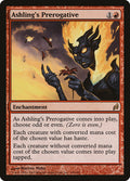 Ashling's Prerogative – Rare Magic: The Gathering card from Lorwyn (#150)