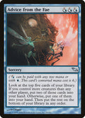 Advice from the Fae – Uncommon Magic: The Gathering card from Shadowmoor (#28)
