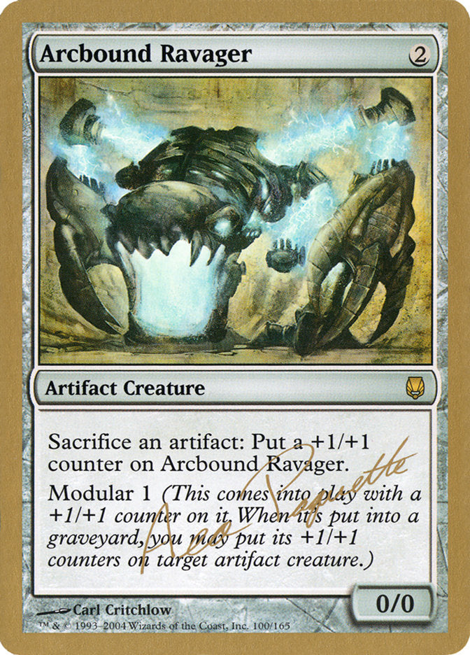 Arcbound Ravager – Rare Magic: The Gathering card from World Championship Decks 2004 (#ap100)