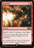 Banefire – Rare Magic: The Gathering card from Core Set 2019 Promos (#130p)