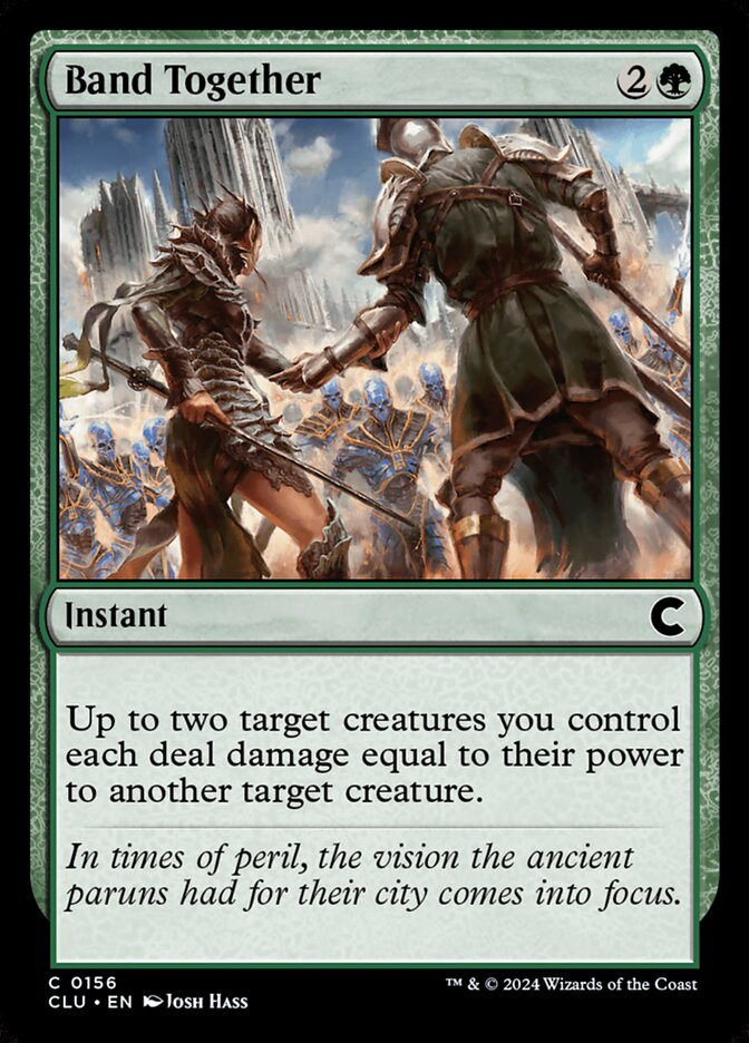 Band Together – Common Magic: The Gathering card from Ravnica: Clue Edition (#156)