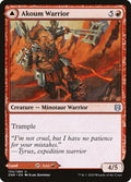 Akoum Warrior // Akoum Teeth – Uncommon Magic: The Gathering card from Zendikar Rising (#134)