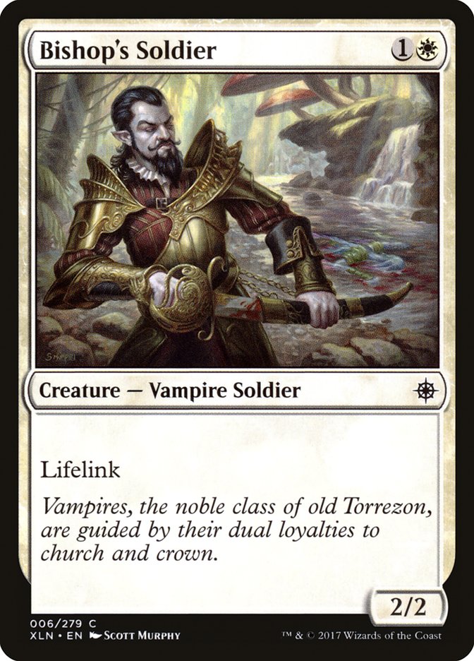 Bishop's Soldier – Common Magic: The Gathering card from Ixalan (#6)