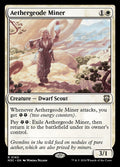 Aethergeode Miner – Rare Magic: The Gathering card from Modern Horizons 3 Commander (#163)