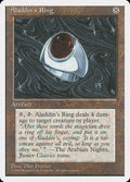 Aladdin's Ring – Rare Magic: The Gathering card from Fourth Edition (#292)