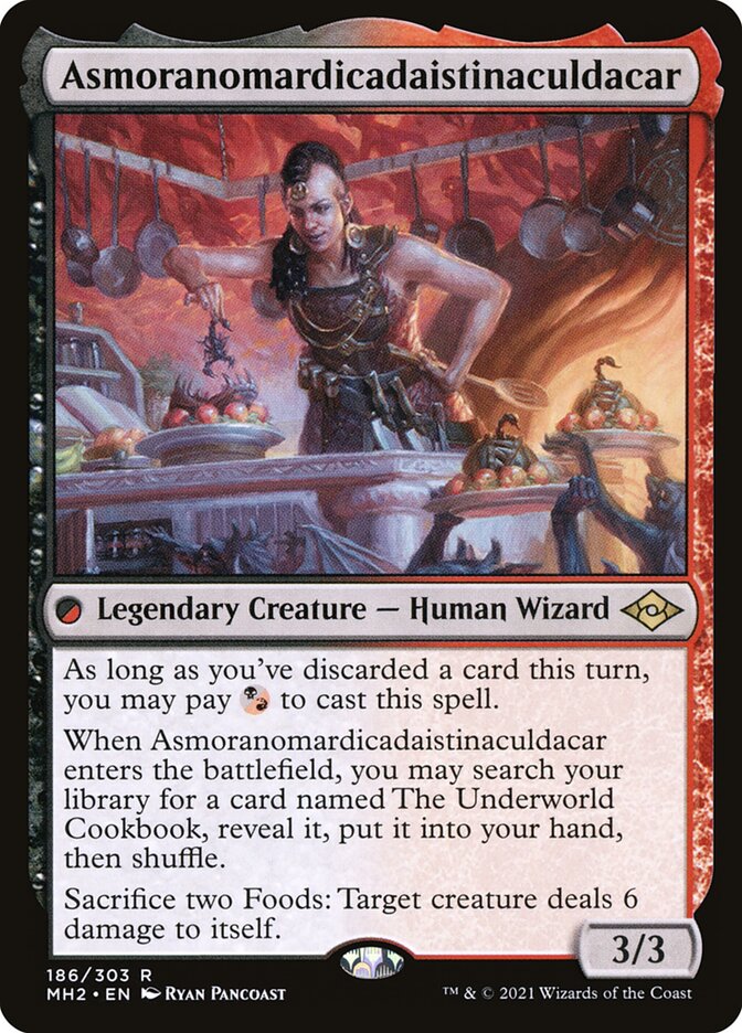 Asmoranomardicadaistinaculdacar – Rare Magic: The Gathering card from Modern Horizons 2 (#186)