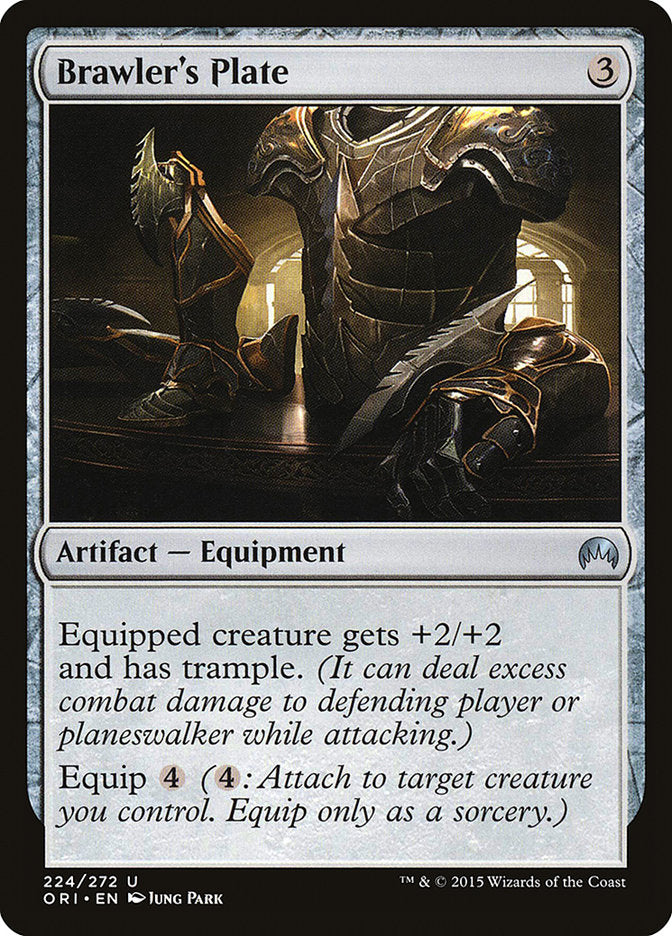 Brawler's Plate – Uncommon Magic: The Gathering card from Magic Origins (#224)