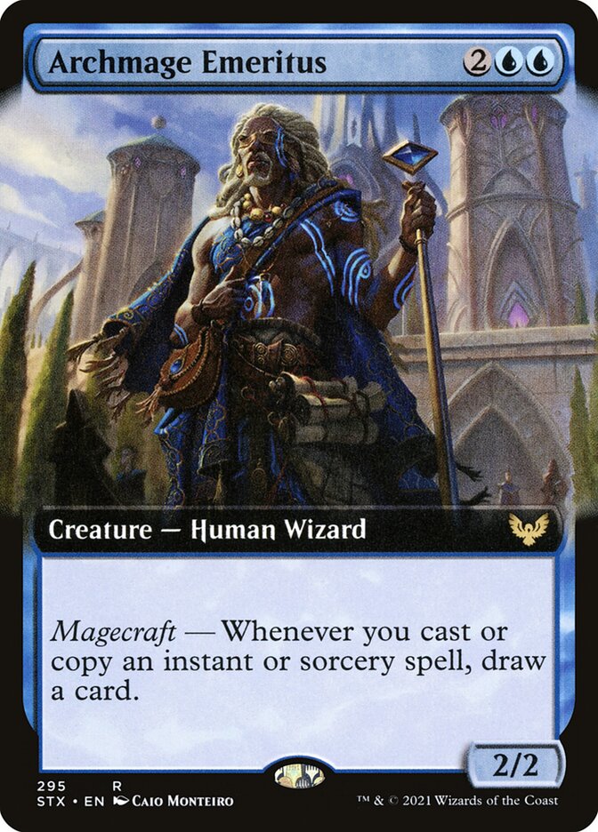 Archmage Emeritus – Rare Magic: The Gathering card from Strixhaven: School of Mages (#295)