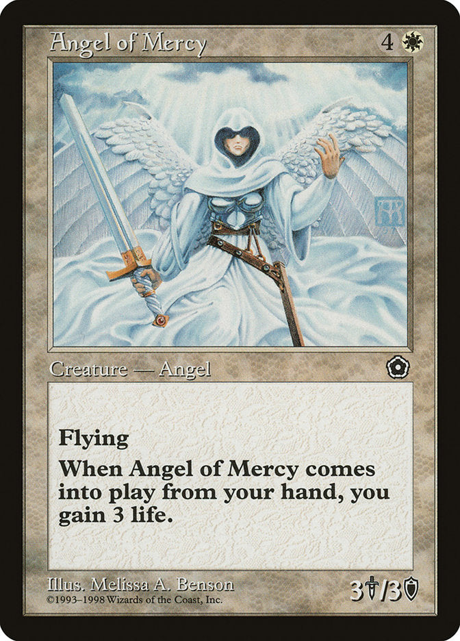 Angel of Mercy – Uncommon Magic: The Gathering card from Portal Second Age (#8)