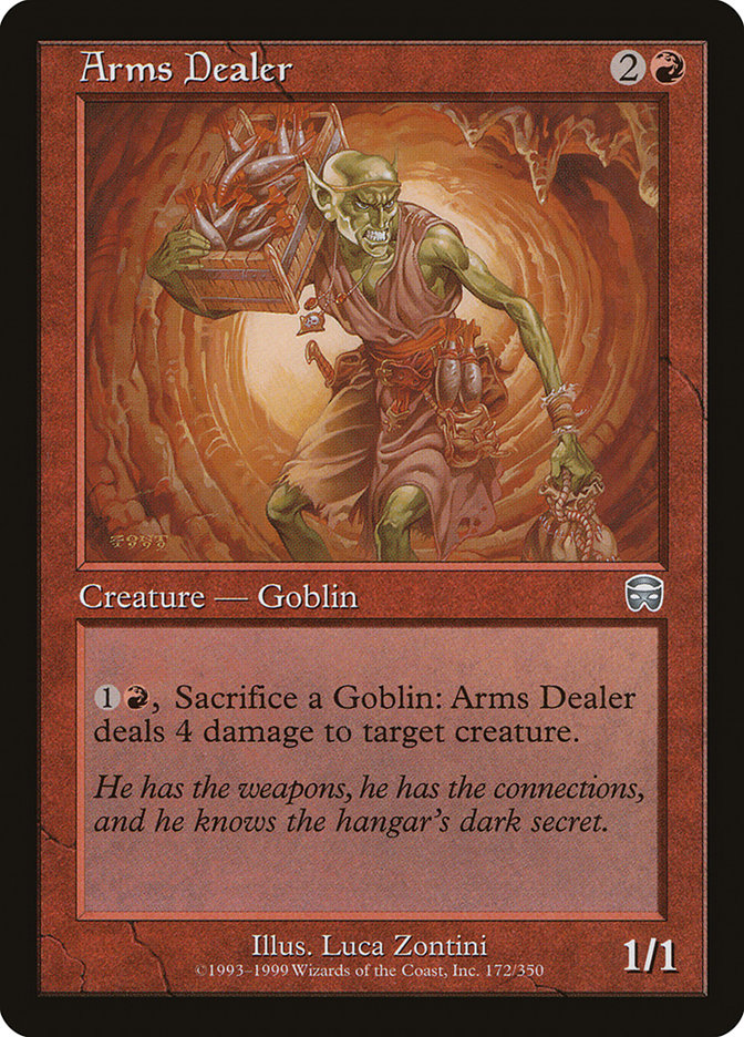 Arms Dealer – Uncommon Magic: The Gathering card from Mercadian Masques (#172)