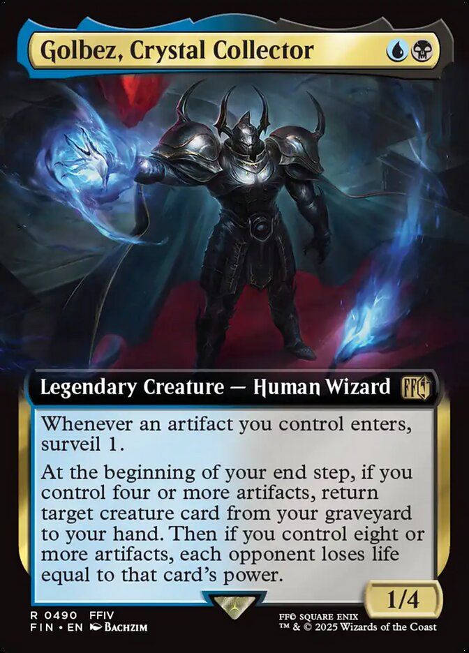 Golbez, Crystal Collector – Rare Magic: The Gathering card from Final Fantasy (#490)